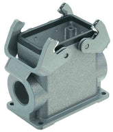 Harting Han B Base housing, 2 levers, side entry, 1xM25, 10B Harting